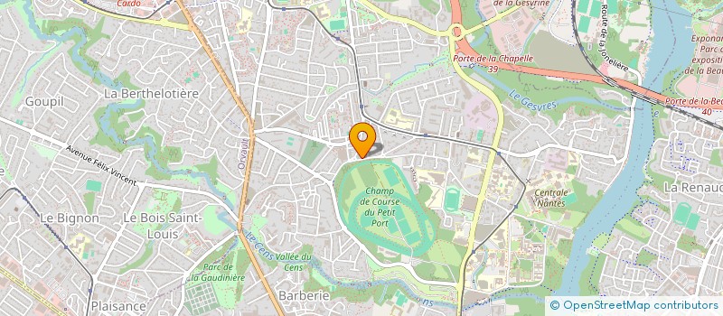 localisation de l'entreprise SCM DENTAIRE DE L'HIPPODROME à NANTES