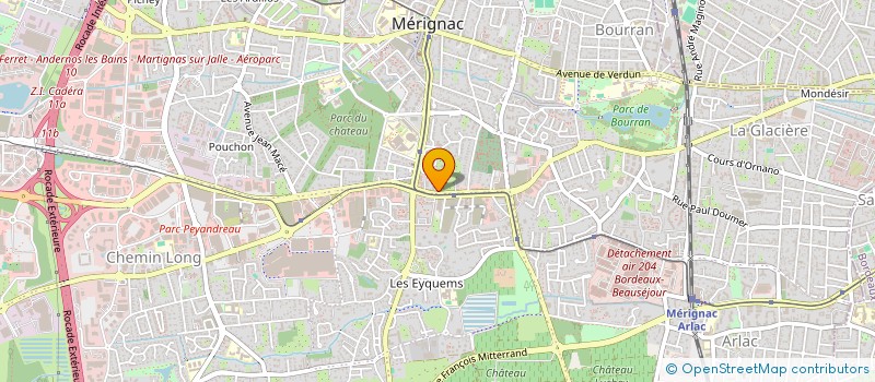 localisation de l'entreprise SCM DENTAIRE DES 4 CHEMINS  MERIGNAC