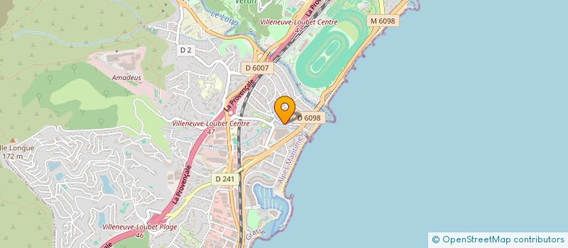 localisation de l'entreprise SCM DENTAIRE DES DOCTEURS CHATAIN, LEBAS ET MAGOMAEV à VILLENEUVE-LOUBET