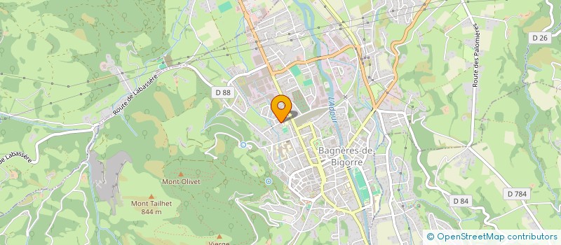 localisation de l'entreprise SCM DENTAIRE DU CEDRE  BAGNERES-DE-BIGORRE