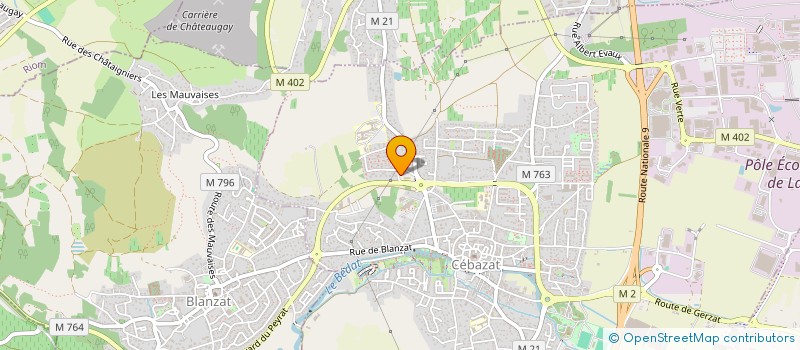 localisation de l'entreprise SCM DENTAIRE DU SEMAPHORE  CEBAZAT