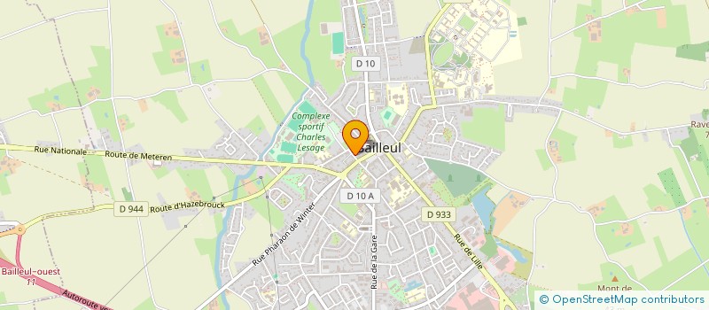 localisation de l'entreprise SCM DENTAIRE FOCH à BAILLEUL
