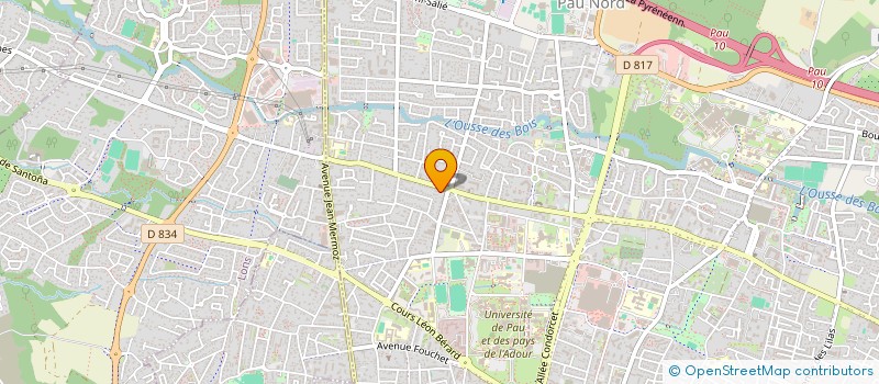 localisation de l'entreprise SCM DENTAIRE LARTIGUE à PAU
