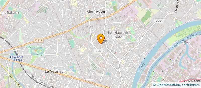localisation de l'entreprise SCM DENTAIRE LB à CHATOU