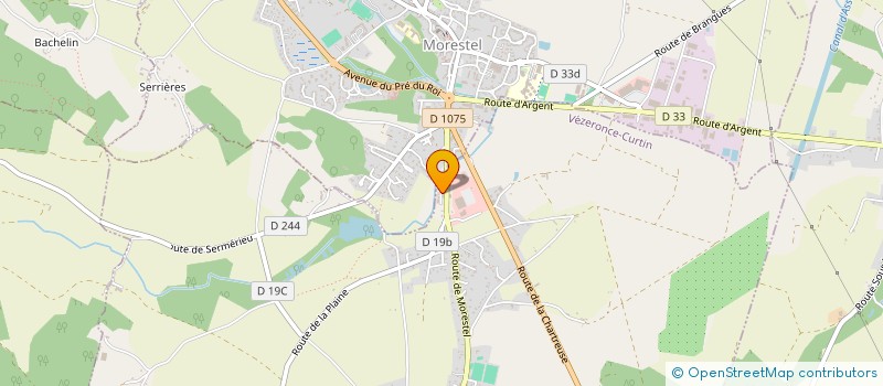 localisation de l'entreprise SCM DENTAIRE LB  VEZERONCE-CURTIN