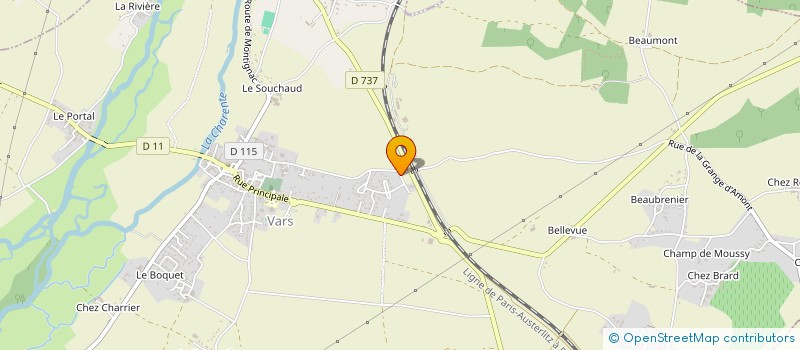 localisation de l'entreprise SCM DENTAIRE LES PLANTES  VARS