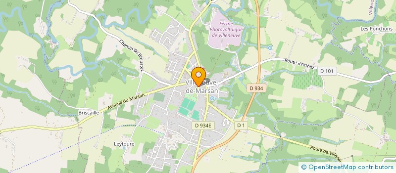 localisation de l'entreprise SCM DENTAIRE VILLENEUVOISE à VILLENEUVE-DE-MARSAN