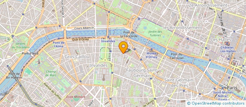 localisation de l'entreprise SCM DENTAL SAINT DOMINIQUE  PARIS