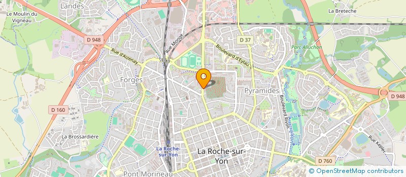 localisation de l'entreprise SCM DENTAL WIND à LA ROCHE-SUR-YON