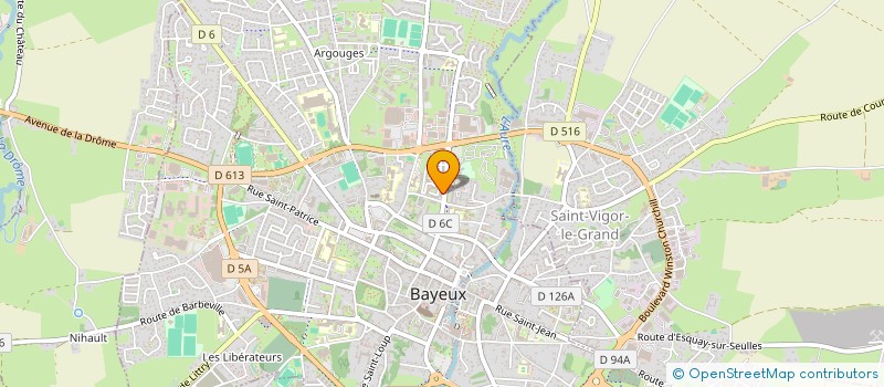 localisation de l'entreprise SCM DENTALSTAR  BAYEUX