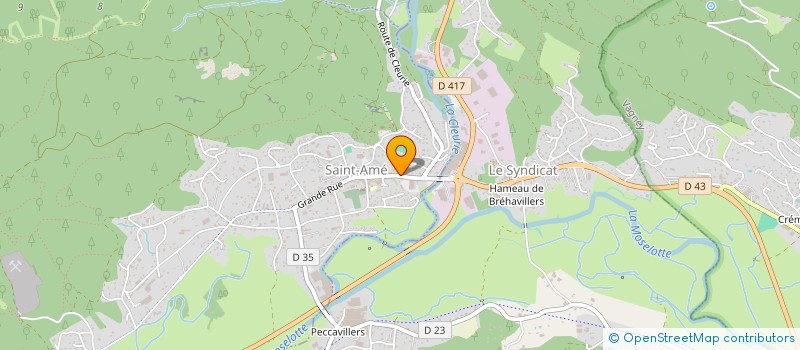 localisation de l'entreprise SCM DENTAME à SAINT-AME