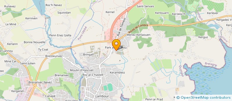 localisation de l'entreprise SCM DENTEETH à PONT-L'ABBE
