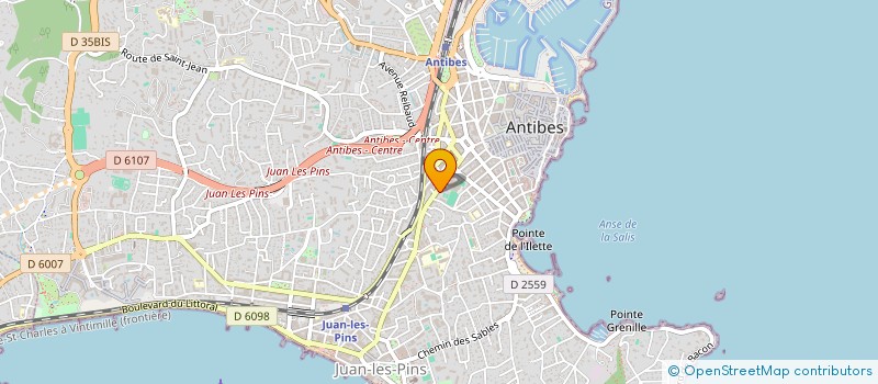 localisation de l'entreprise SCM DENTIPOLIS  ANTIBES