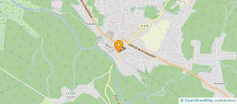localisation de l'entreprise SCM DENTISTES DU VAL DE L'EYRE à MIOS