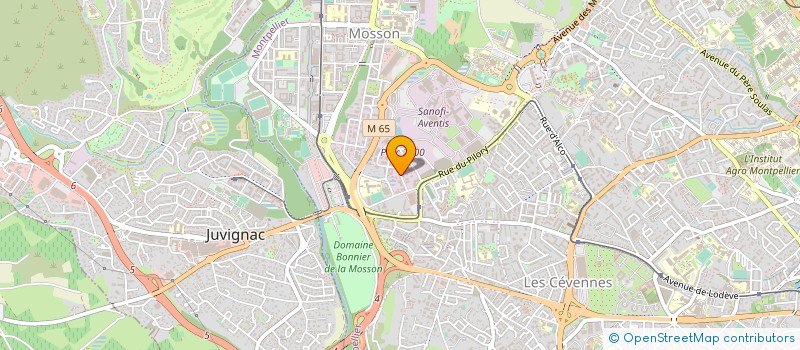 localisation de l'entreprise SCM DENTISTES PARC 2000 à MONTPELLIER