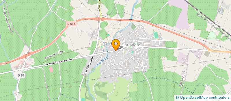 localisation de l'entreprise SCM DERMAMED à ST ANDRE