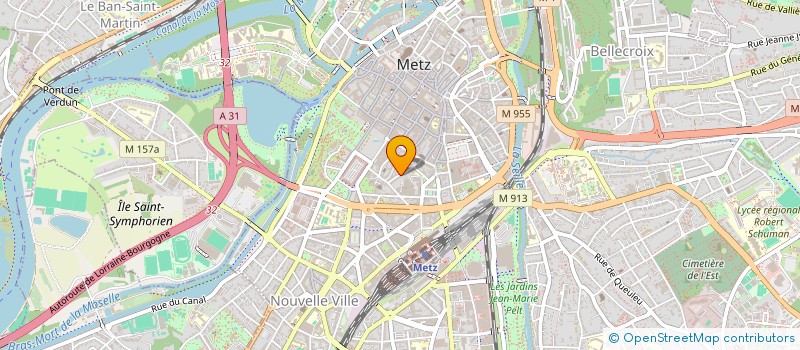 localisation de l'entreprise SCM DERMATO LASER DIX à METZ