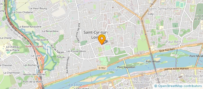 localisation de l'entreprise SCM DERMATO ST CYR à SAINT-CYR-SUR-LOIRE