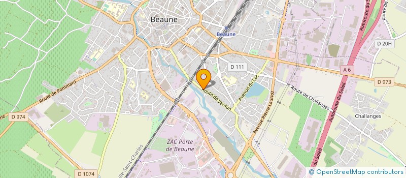 localisation de l'entreprise SCM DERMATOLOGIE BELEN à BEAUNE