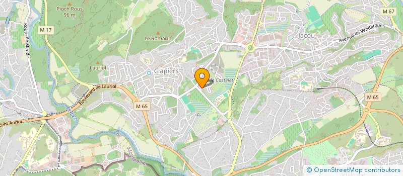 localisation de l'entreprise SCM DERMATOLOGIE CLAPIERS  CLAPIERS