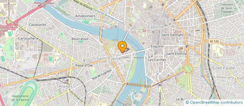 localisation de l'entreprise SCM DERMATOLOGIE PASTEUR à TOULOUSE