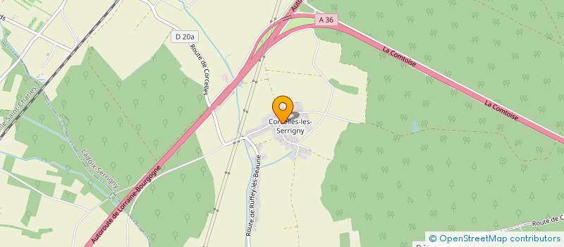 localisation de l'entreprise SCM DES 5 HAMEAUX à LADOIX-SERRIGNY