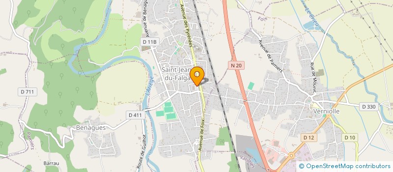 localisation de l'entreprise SCM DES 5 HAMEAUX à SAINT-JEAN-DU-FALGA