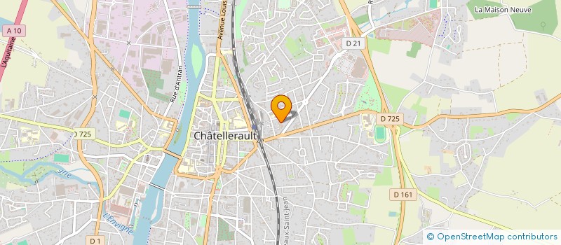 localisation de l'entreprise SCM DES ACACIAS à CHATELLERAULT