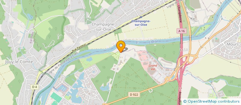 localisation de l'entreprise SCM DES ANESTHESISTES DE LA CLINIQUE CONTI à ISLE ADAM