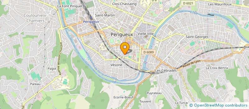 localisation de l'entreprise SCM DES ANGES  PERIGUEUX