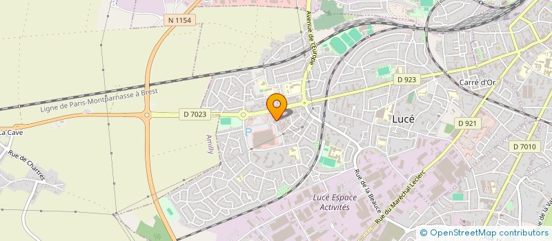 localisation de l'entreprise SCM DES ARCADES à LUCE