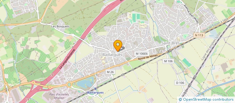 localisation de l'entreprise SCM DES ARENES DE BAILLARGUES à BAILLARGUES