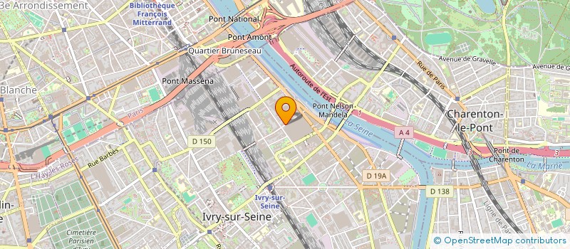 localisation de l'entreprise SCM DES BONS AMIS  IVRY-SUR-SEINE