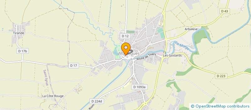 localisation de l'entreprise SCM DES BORDS DE L'ALLIER  JOZE