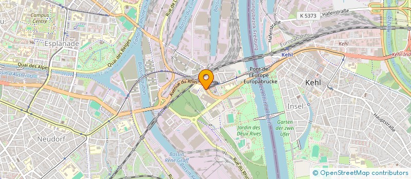 localisation de l'entreprise SCM DES CHIRURGIENS DE LA MAIN à STRASBOURG