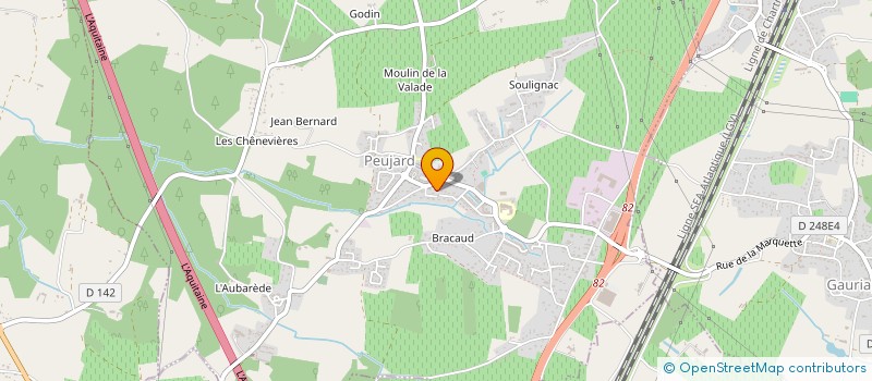 localisation de l'entreprise SCM DES CHIRURGIENS-DENTISTES DU CLOS DU VALLON  PEUJARD