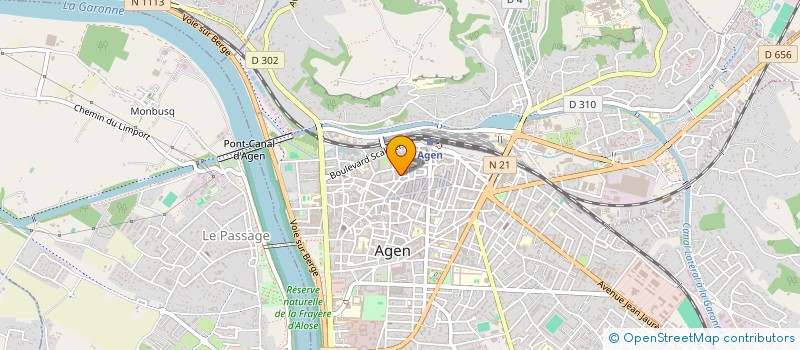 localisation de l'entreprise SCM DES CORNIERES à AGEN