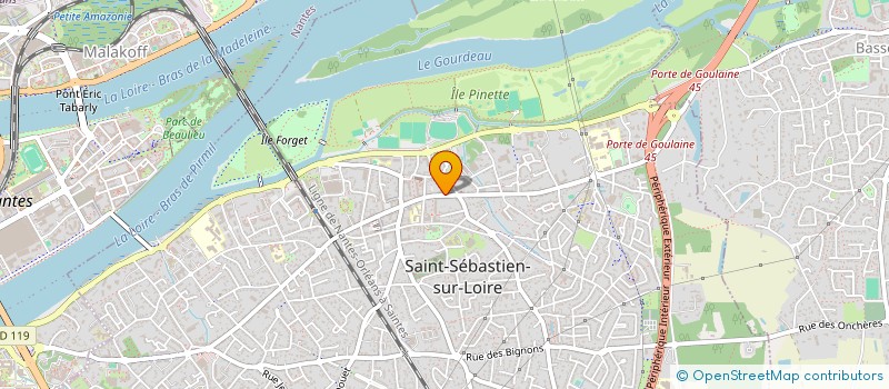 localisation de l'entreprise SCM DES DEPORTES  SAINT-SEBASTIEN-SUR-LOIRE