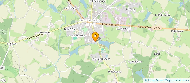 localisation de l'entreprise SCM DES DEUX ETANGS  SAINT-GERMAIN-DU-BOIS