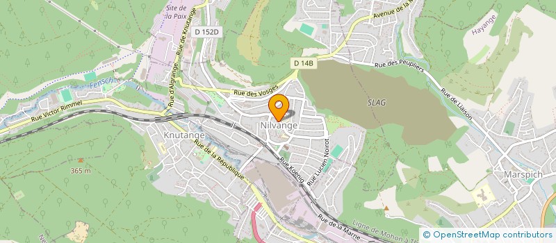 localisation de l'entreprise SCM DES DOCTEURS ALBANESI ET JUNG  NILVANGE