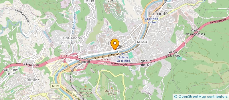 localisation de l'entreprise SCM DES DOCTEURS AQUIZERAT ET RIPOLL à NICE