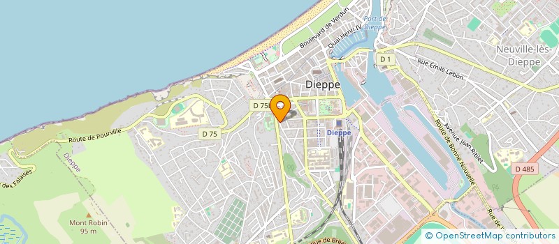 localisation de l'entreprise SCM DES DOCTEURS AUBIN ET LEGENDRE à DIEPPE