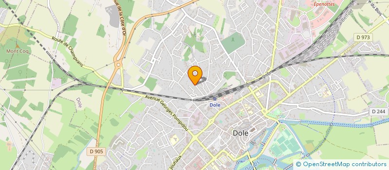 localisation de l'entreprise SCM DES DOCTEURS AUTHIER ET MAILHES à DOLE