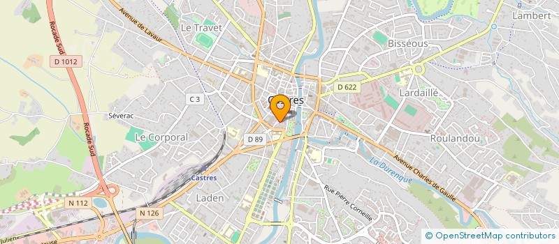 localisation de l'entreprise SCM DES DOCTEURS B.CABROL ET D.SAID à CASTRES