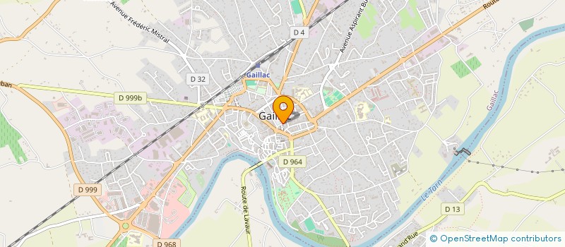 localisation de l'entreprise SCM DES DOCTEURS BARRIE CHATILLON  GAILLAC