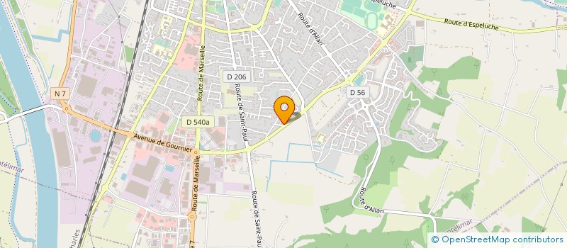 localisation de l'entreprise SCM DES DOCTEURS BAUFLE ET MARECHAL  MONTELIMAR