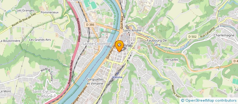 localisation de l'entreprise SCM DES DOCTEURS BEGHIN ET CROS  VIENNE