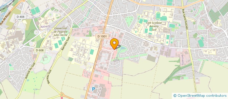 localisation de l'entreprise SCM DES DOCTEURS BEGUIN ET LAFABREGUE  AMIENS