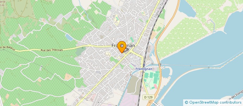 localisation de l'entreprise SCM DES DOCTEURS BERNADOU ET VIGNEAU à FRONTIGNAN