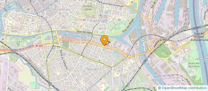 localisation de l'entreprise SCM DES DOCTEURS BIZETTE ESPOSITO FISCHER WALTER ET SCHULLER  STRASBOURG